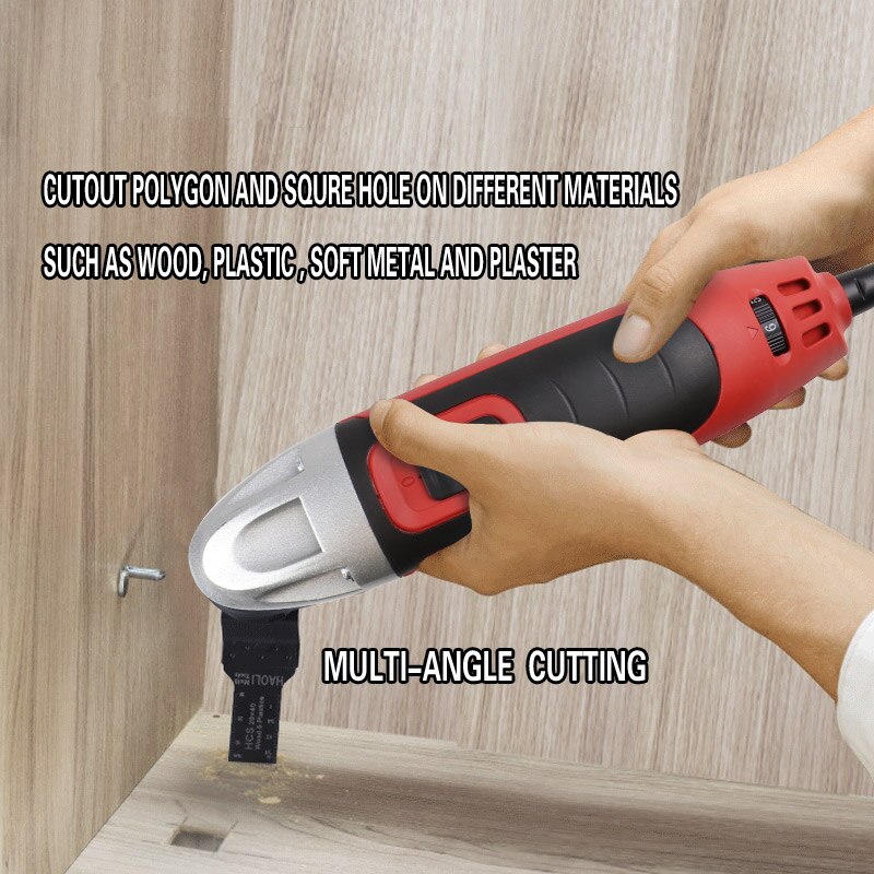Renovator Multi-cutter Oscillating Tool Cutter electric Trimmer Variable-Speed Multifounction Tool DIY at home