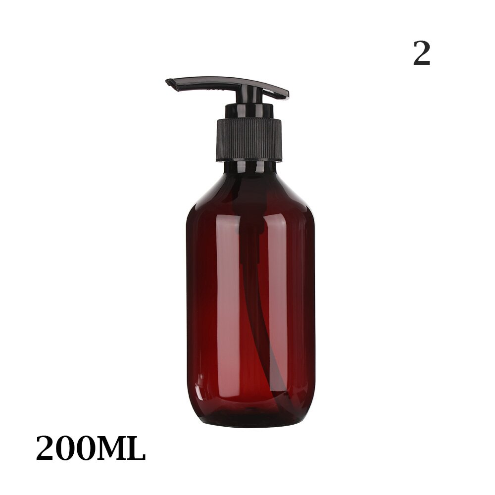Soap Dispenser Refillable Lotion Container Plastic Liquid Shampoo Shower Gel Bottles Home Bath Supply 100/150/200/300/400/500ML: light green