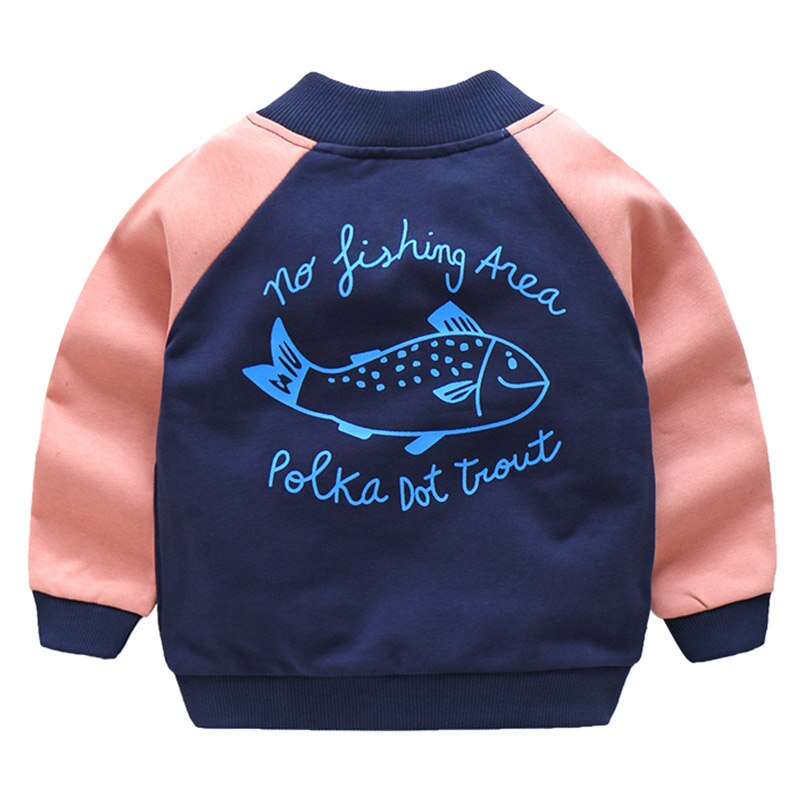 Autumn Spring 2 3 4 5 6 7 8 9 10 Years Children V-Neck Outwear Mandarin Collar Patchwork Sports Jacket For Kids Baby Boys