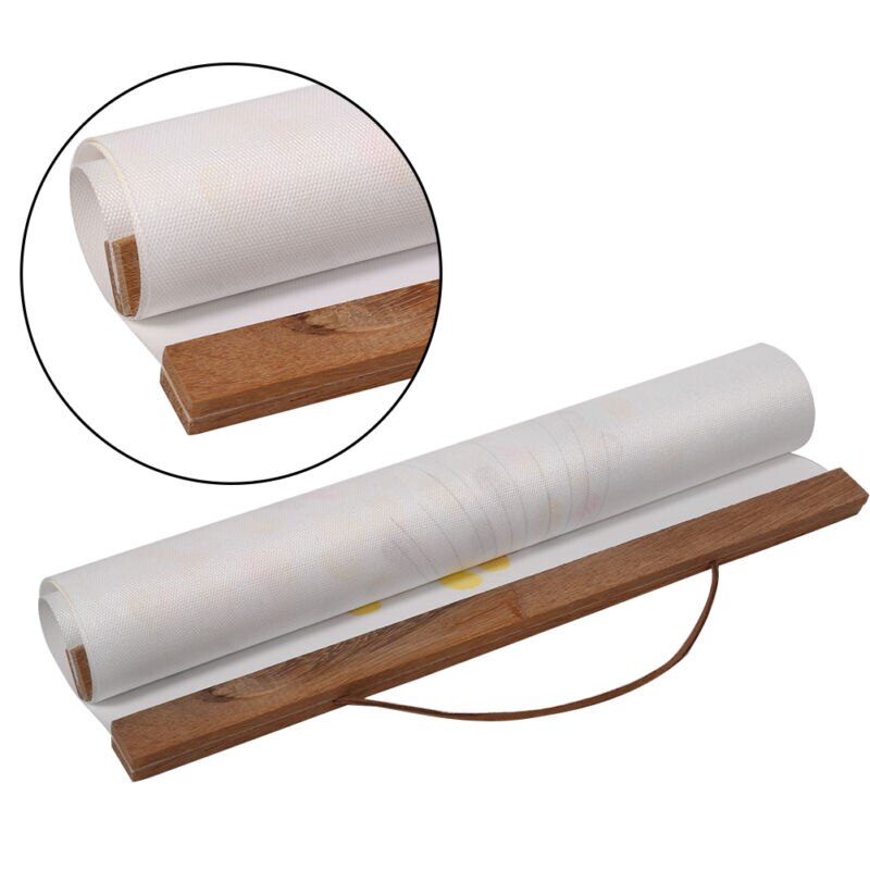 21-80cm Magnetic Wooden Photo Frame Scroll Print Poster Picture Hanger DIY all Hanging Poster Frame Decor