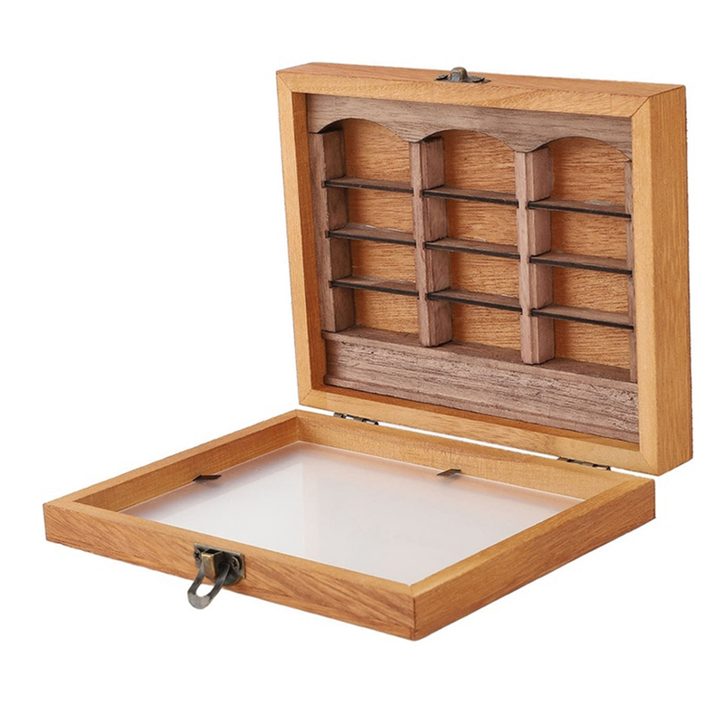 ABGE- Https://Detail.1688.Com/Offer/867872031147.Html Scaffale in legno Decorazione desktop per la casa in legno fatta a mano in miniatura