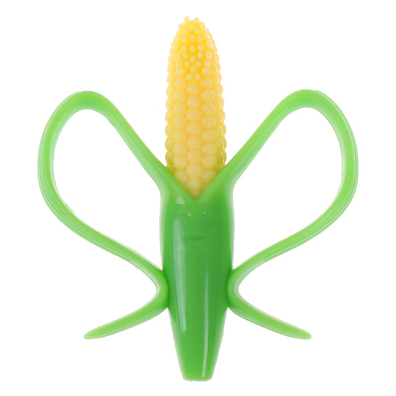 Baby Silicone Teether Training Toothbrush Corn Tee... Grandado