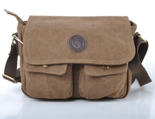 Vintage Men's Canvas Crossbody Shoulder Messenger Bag School Book Bags Satchel Crossbody bags Male Messenger Bag: 2