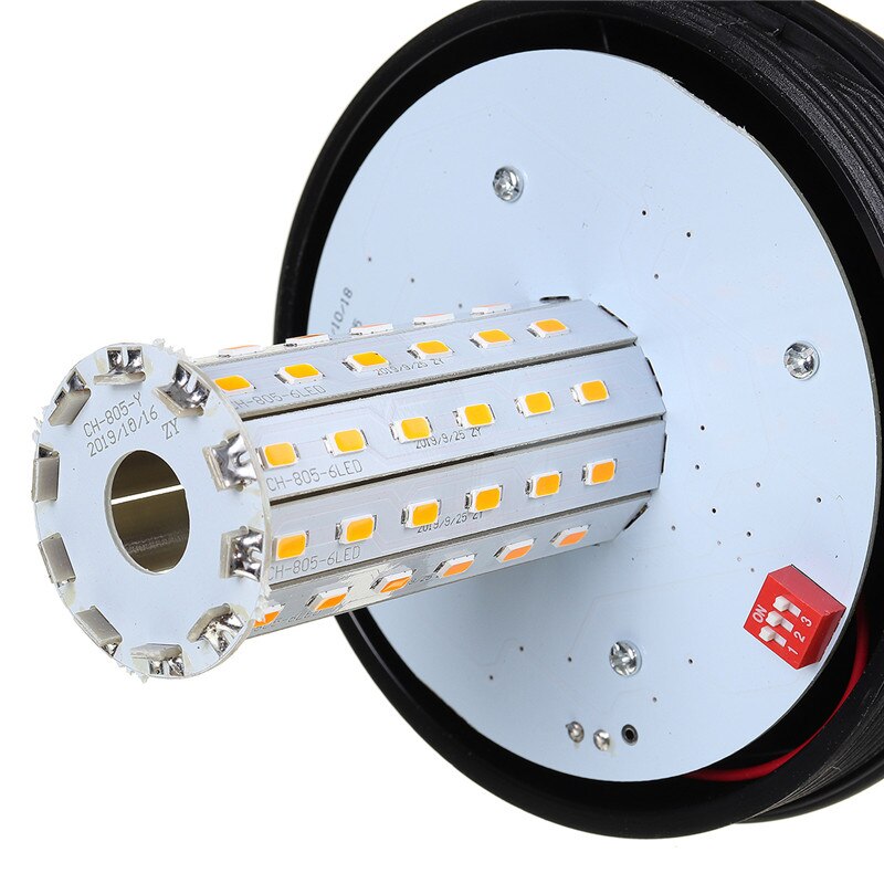 60 Led Safurance Led Roterende Knipperende Amber Baken Flexibele Din Pole Tractor Waarschuwingslampje Verkeerslicht Rijbaan Veiligheid 12V 24V