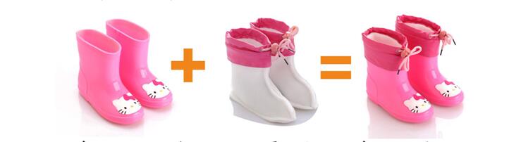 2018New Lente Rubber Laarzen Kinderen Laarzen Voor Meisjes Jongens Kids Cartoon Regenlaarzen Snoep Kleur Antislip Regenlaars Waterdichte Schoenen