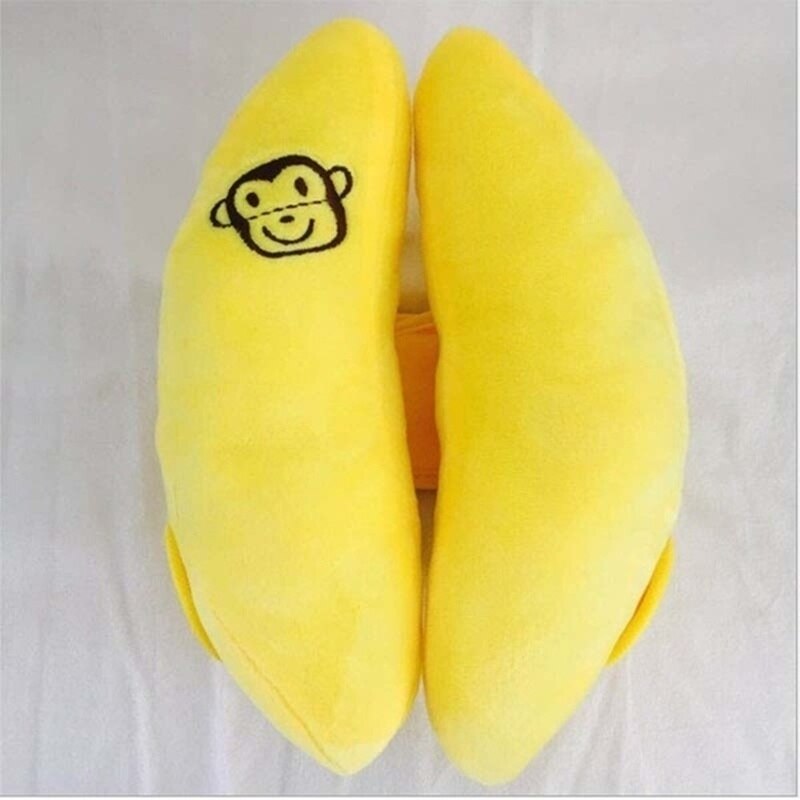 Multi-functional baby head support baby car seat headrest adjustable baby neck protection: Yellow