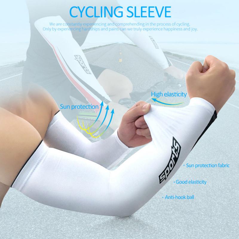 1pcs Sports Safety Wrist Support Arm guard Sport Cycling Running Bicycle UV Sun Protection Breathable Arm Sleeve for Drive