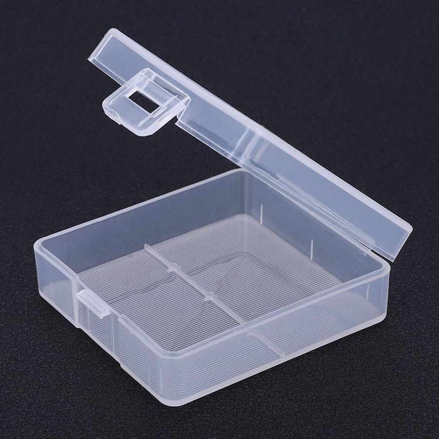 2Pcs Portable Battery Storage Box Protective PP Case Container Organizer for 9V Battery