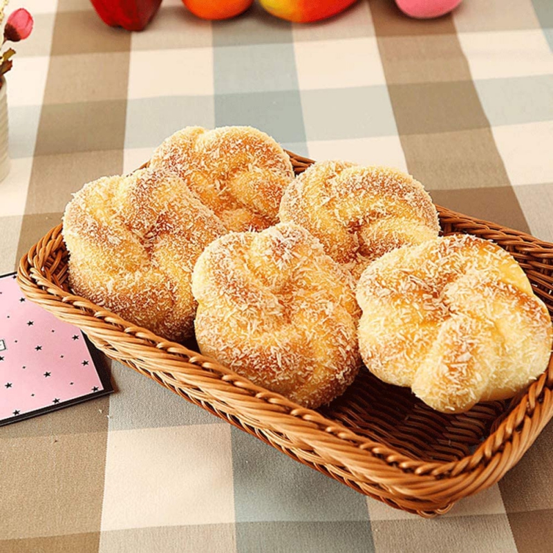Obst Tee Snack Brot Ablage Handgewebte Rattan Weiden Korb 22/30/35 cm Picknick Kosmetische Lagerung Kasten Küche Haushalt Werkzeug