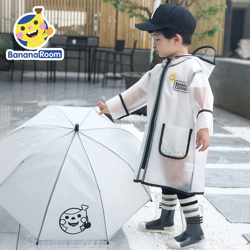 Waterproof Nylon Raincoat Jacket Kids Plastic Raincoat Kids Boys Lightweight Outdoor Capa De Chuva Infantil Rain Gear JJ60YY