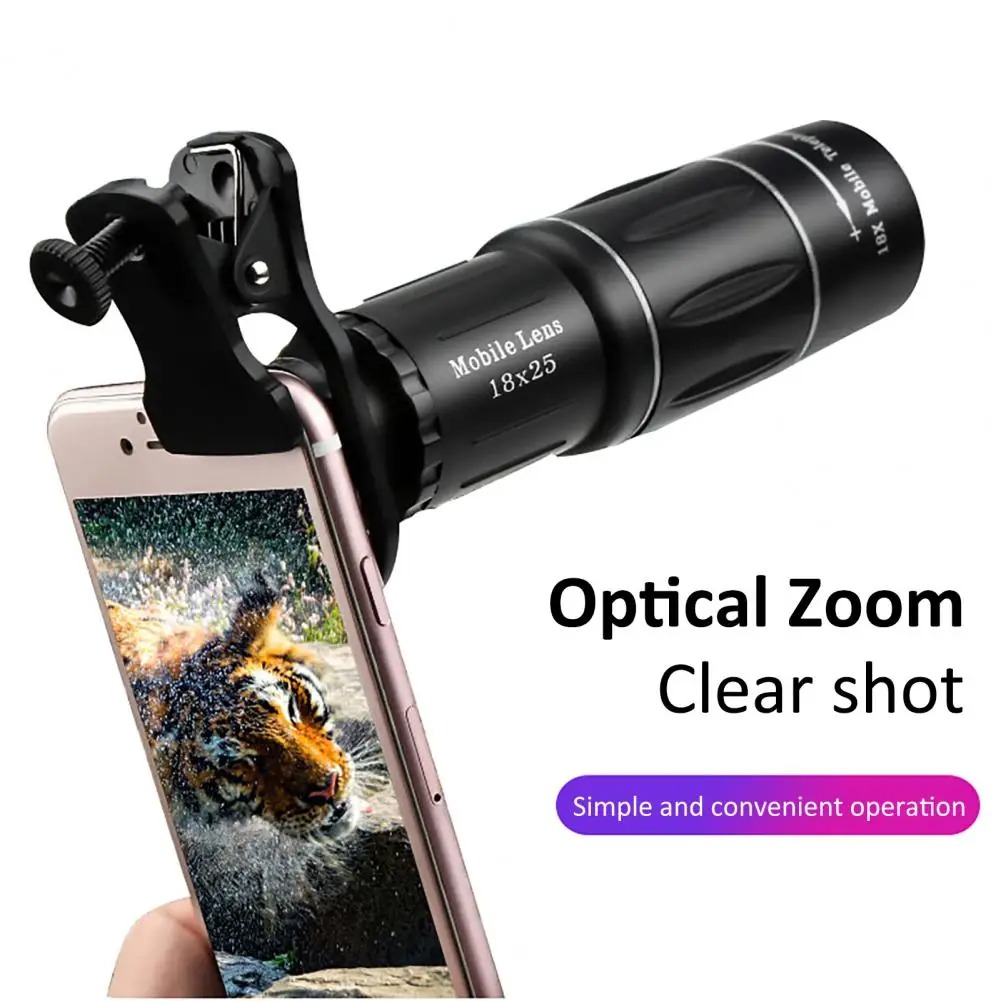 Mobile Phone Telephoto Lens Universal External Zoom Camera Lens 18 Times Far Away from the Concert