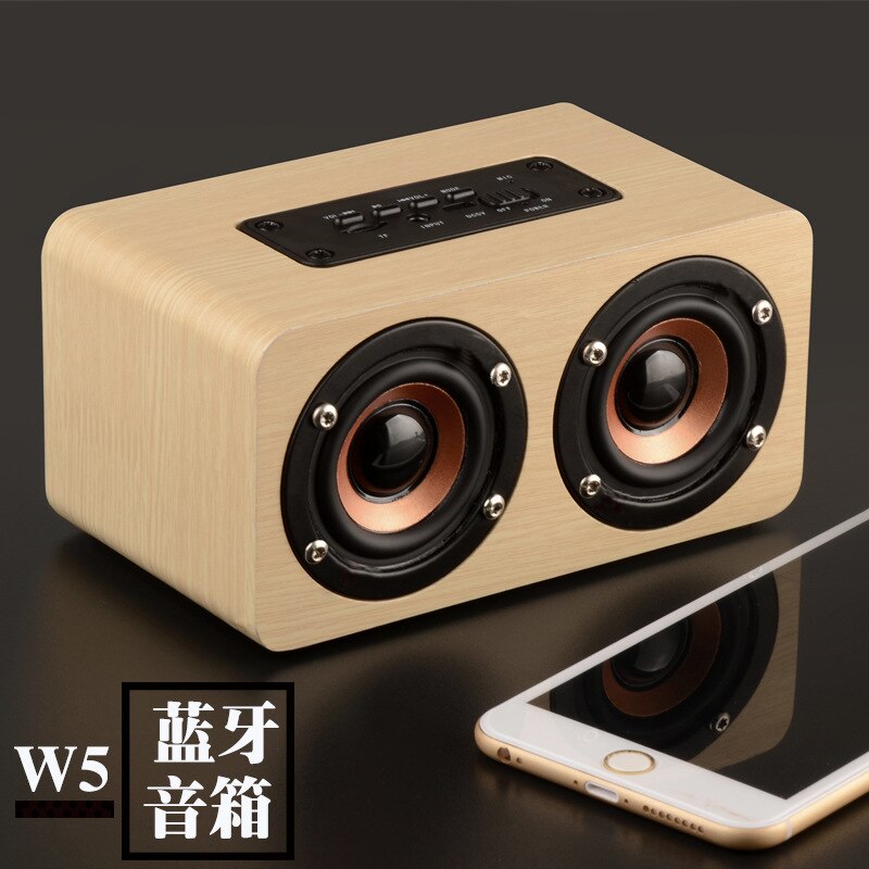 W5 Houten Bluetooth Explosie Mini Speaker