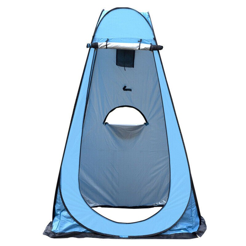 Tragbare außendusche, badewanne, umkleidekabine, campingzelt, sichtschutz, toilette, unterstand mit heringen, abspannleinen und zeltstangen