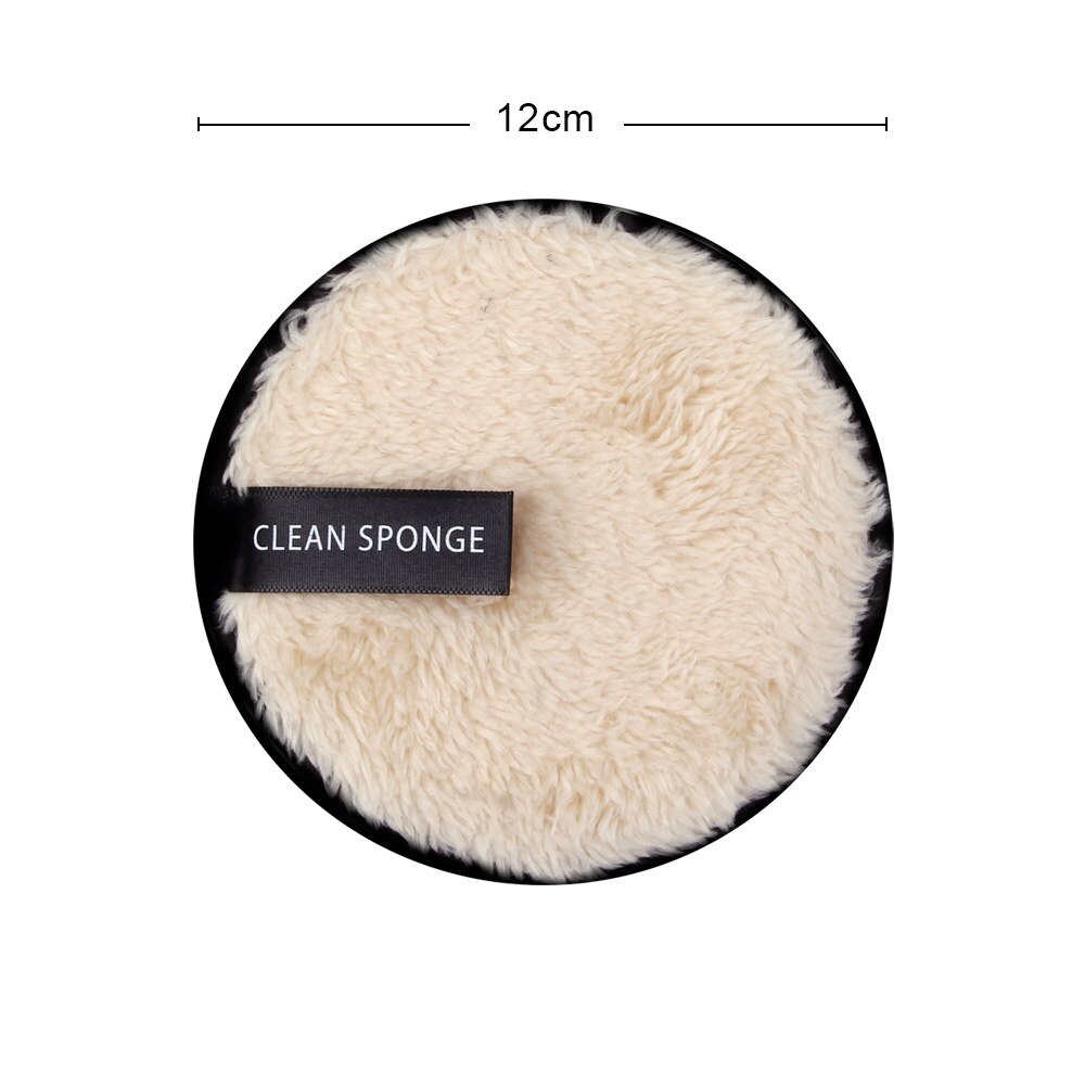 1pcs Reusable Makeup Remover Pads Cotton Wipes Microfiber Cleaning Cloth Washable Cotton Pad Face Cleaning Cosmetic Puff Tool: 1Pcs 03