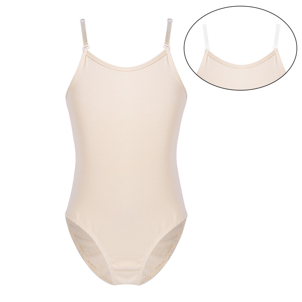 Kids Girls Camisole Tanks Top Dance Clothes For Ballet Adjustable Shoulder Straps Leotard for Dance Gymnastics Underwear