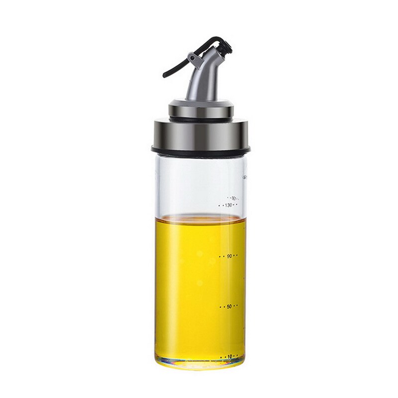 Oil Dispenser Seasoning Bottle Dispenser Sauce Bottle Kitchen Cooking Accessories Glass Storage Bottles For Oil Vinegar: 200ml