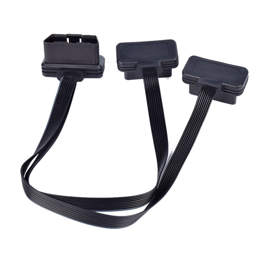 16Pin OBD2 Extension Opening Kabel Vrouwelijke Mannelijke Opening Connector Obd Ii ODB2 Auto Diagnostische Interface 30Cm 60Cm Mannelijke kabel