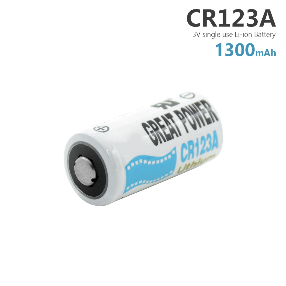 3V 1300Mah CR123A LiMnO2 16340 Formaat Batterij CR123 CR17345 K123A VL123A DL123A SF123A EL123AP CR17335 Primaire Droge Batterij