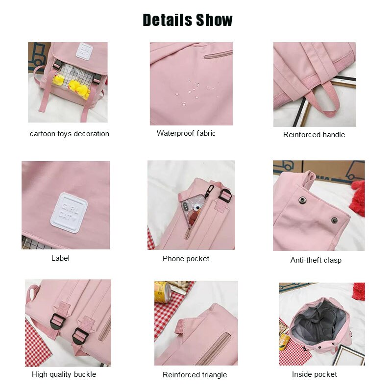 2020 Hotsale plac tornister dla dziewcząt chłopców kolegium niebo niebieska obudowa plecaki studenckie dla obu płci kobiet wodoodporna szkoła Oksford torby