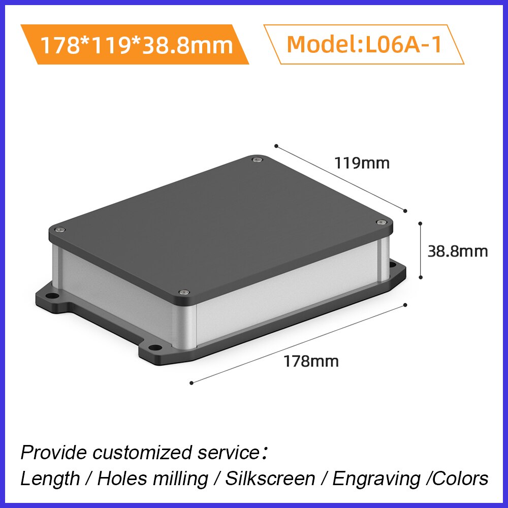Yongu L06A 150-115 wodoodporna IP68 skrzynka sterownicza element elektroniczny przypadku aluminiowa obudowa