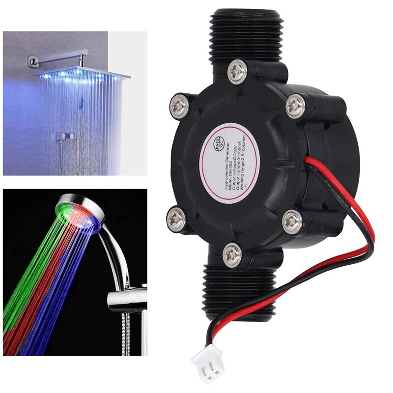 DC 12V Wasserkraft Wasser Energie Mini hydro Generator Hydraulische Ladegerät Bausatz