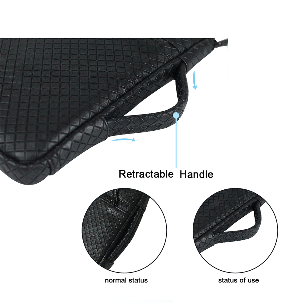 Mcheng pasta de laptop à prova de respingo, à prova de choque, 11 "13" 14 "3/4", bolsa para laptop macbook 13 estojo para notebook computador