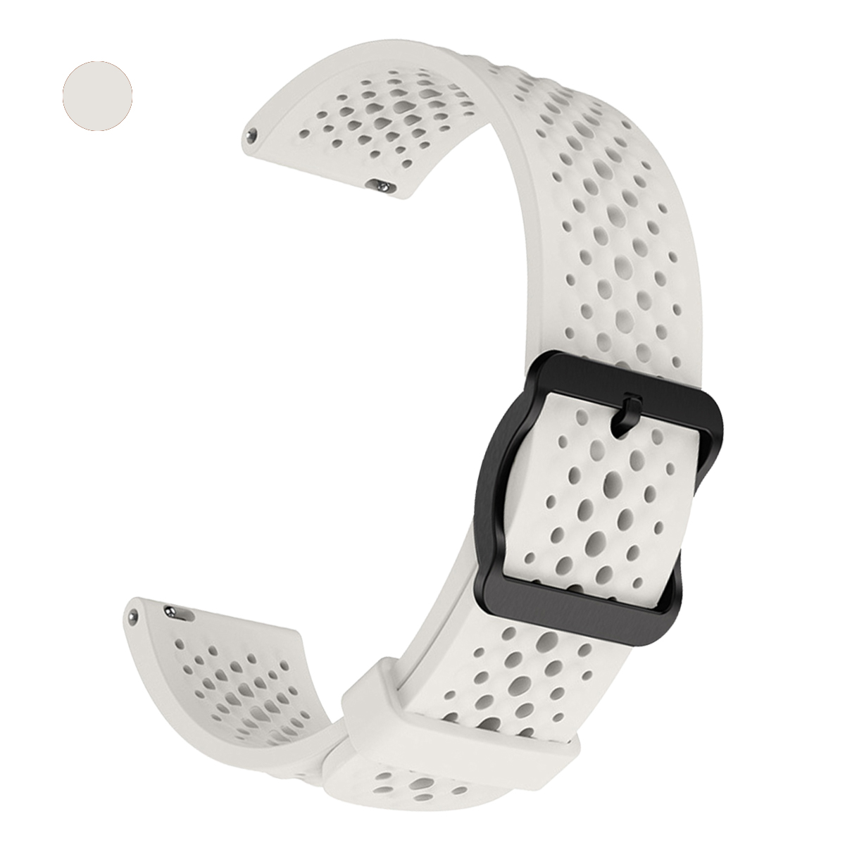 22mm horlogebandje voor ticwatch pro 3 ultra gps/lte, zacht bandje voor ticwatch pro 3 gtx gtw  e2 s2, vervangende armband.: Blauw wit