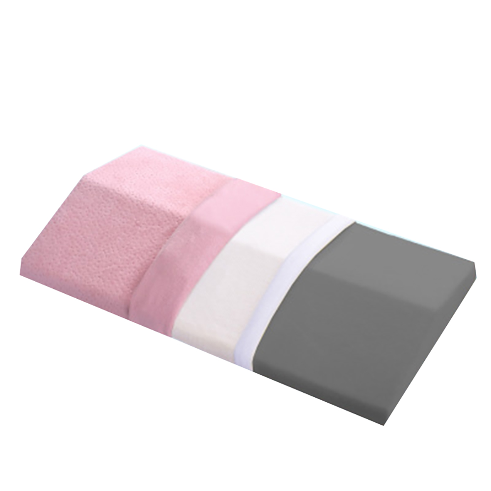 Taille Kussen Gezellige Zachte Traagschuim Slapen Kussen Voor Lagere Rugpijn Multifunctionele Lendensteun Kussen H99F: Bamboo charcoal Pink