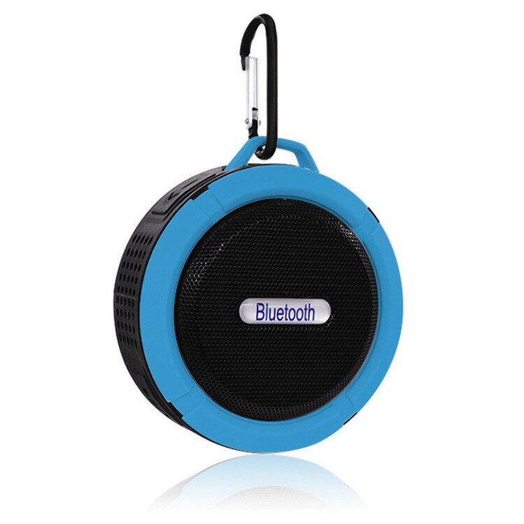 Draagbare Speaker Draadloze Bluetooth Speakers Soundbar Outdoor Sport Waterdicht Ondersteuning TF Card FM Radio Aux Input: Blauw