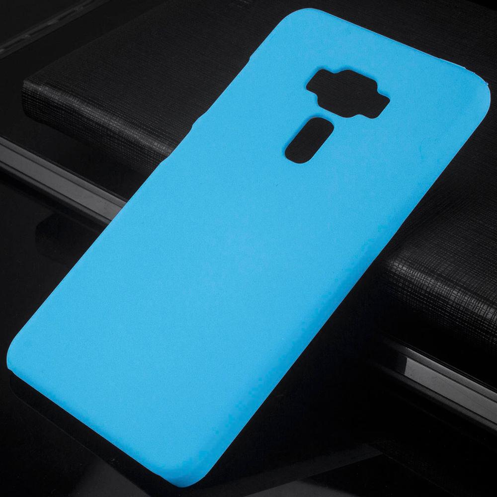 Matte Plastic Coque Cover 5.2For Asus Zenfone 3 Ze520Kl Case For Asus Zenfone 3 Ze520Kl Phone Back Coque Cover Case: Sky blue