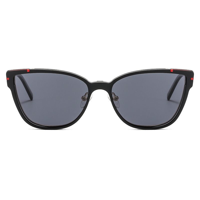 CEOFY – lunettes de soleil rétro polarisées en métal œil de chat pour femmes, monture de lunettes optique pour myopie, Prescription avec Clip,