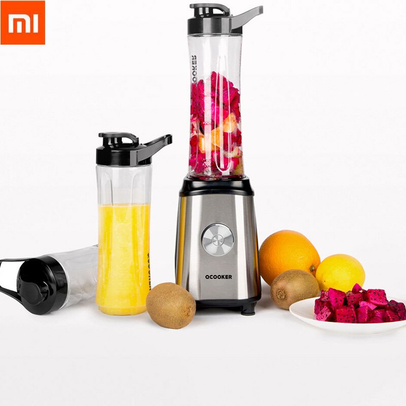 Xiaomi Ocooker Portable Juicer Baby Fruit and Vegetable Cooking Machine Point Switch 304 Stainless Steel 8 Seconds Soup Machine
