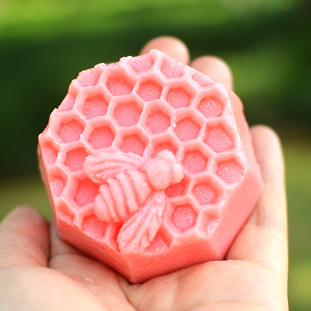 Diy siliconen zeepmal cupcake bakvorm muffinvorm handgemaakte decoratieve honingraatgereedschap