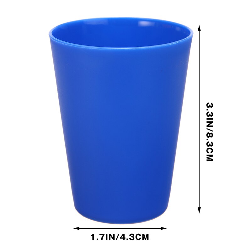 15pcs Plastic Cups Colorful Water Cup Party Supplies Drinking Cup Reusable Home Beverages Milk Tool Tableware Accessories