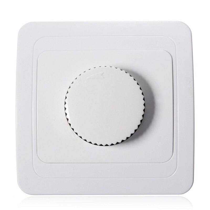 220V/250V Adjustable Controller Dimmer Switch For Dimmable Light Bulb Lamp White