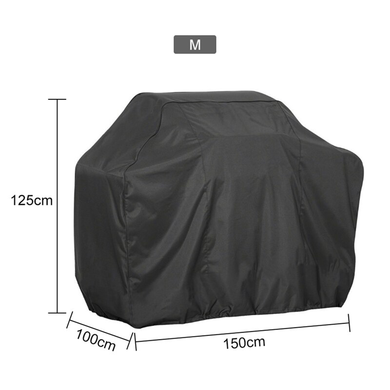 Garden Outdoor BBQ Cover Grill Cover Protection Dust-proof Rainproof Cloth Cover Square Barbecue Accessories: M