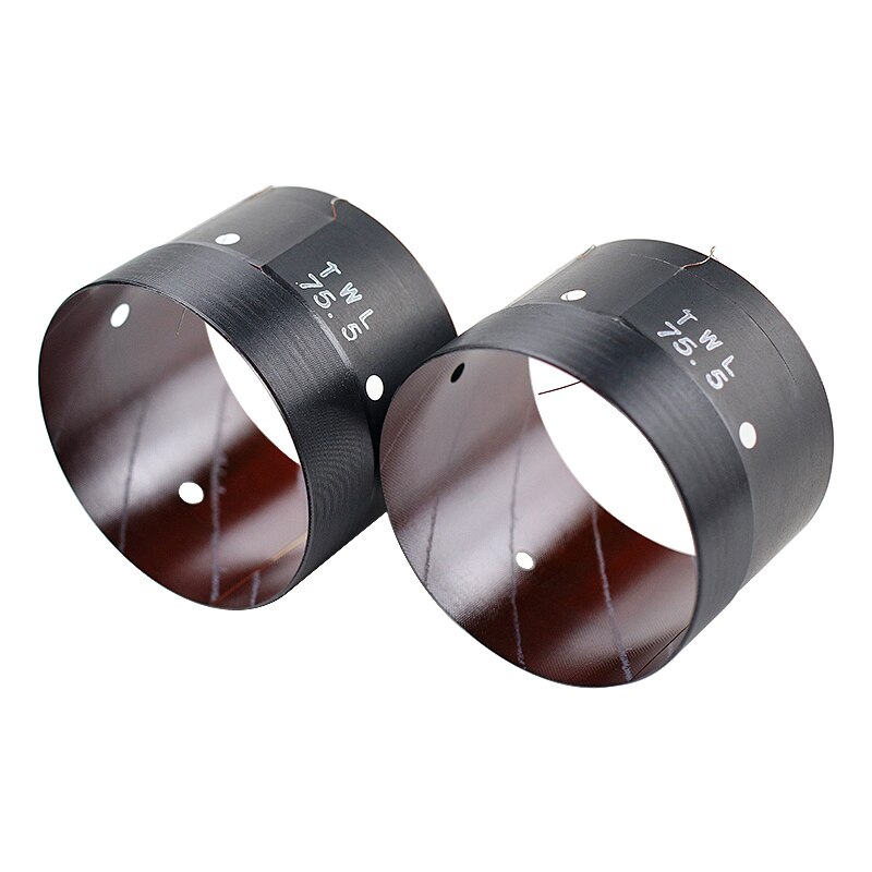 SHEVCHENKO 75.5 MILLIMETRI Woofer Bobina Bobina di Filo di Rame In Fibra di Vetro di Riparazione 75 Core Bass Speaker Accessori 500W-680W 2pcs