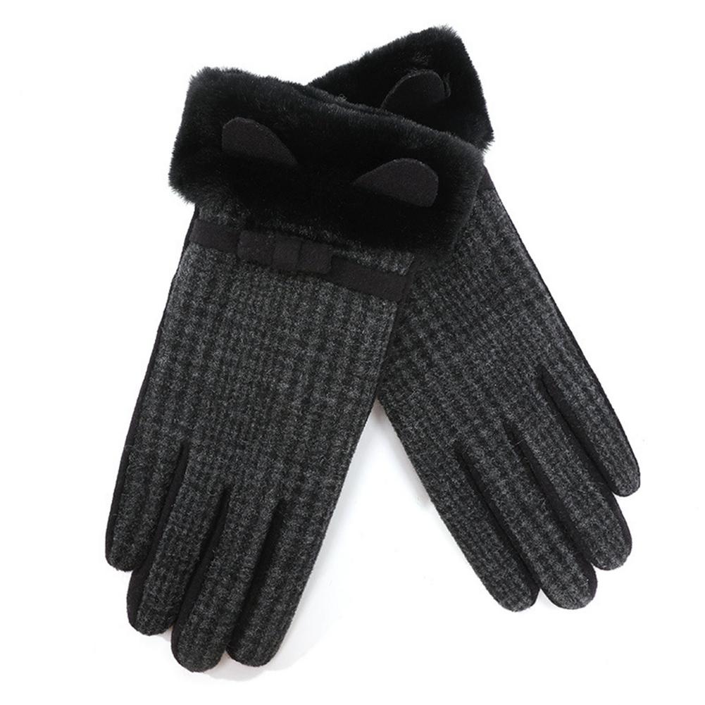 Touch Screen Usb Verwarming Handschoenen Vrouwen Winter Double-Effect Verwarming Elektrische Handschoenen Winddicht Huidvriendelijke Comfortabele Mitten: Default Title