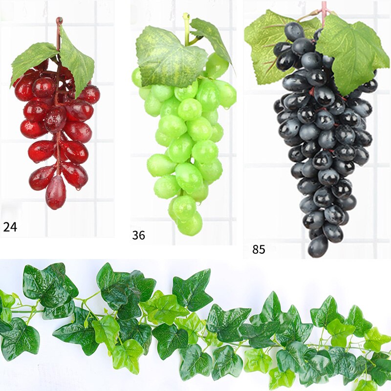 Artificial Fruit Grape High Simulation EP Material Low Price Berry Decor Diy Home Decoration Accessories Factory