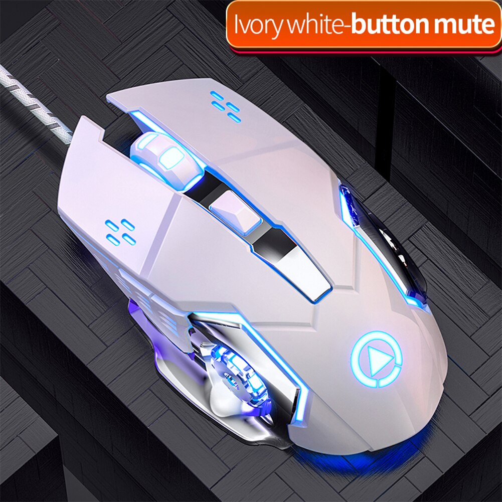 Sweating Mouse Mechanical Wired Gaming Mouse 3600dpi Colorful RGB... – Grandado