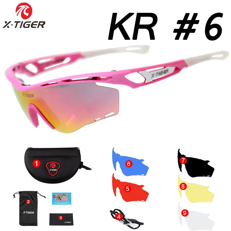 Gafas polarizadas X-TIGER para ciclismo, gafas para deportes al aire libre, gafas para bicicleta de montaña, gafas de sol para hombre y mujer, gafas para ciclismo