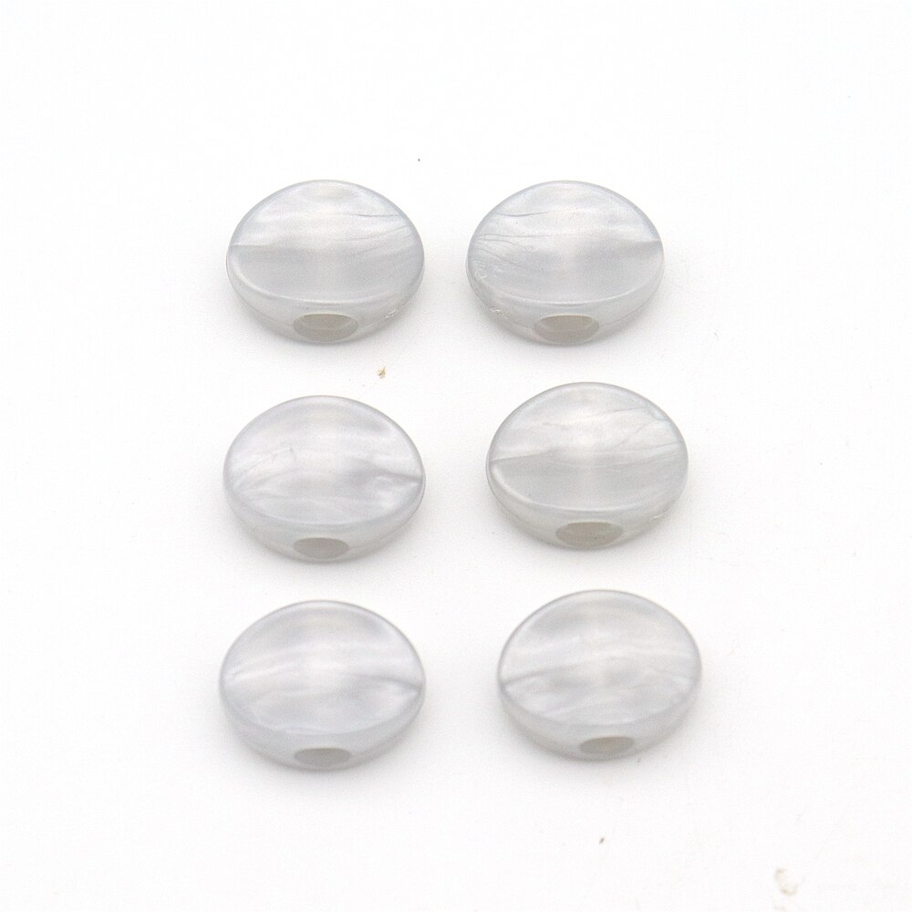 6 Stuks Houten Folk Elektrische Gitaar Tuners Handvat Knop Hoofd Hoed Handvat Plastic Kleine Concave Hand: 6pcs light grey