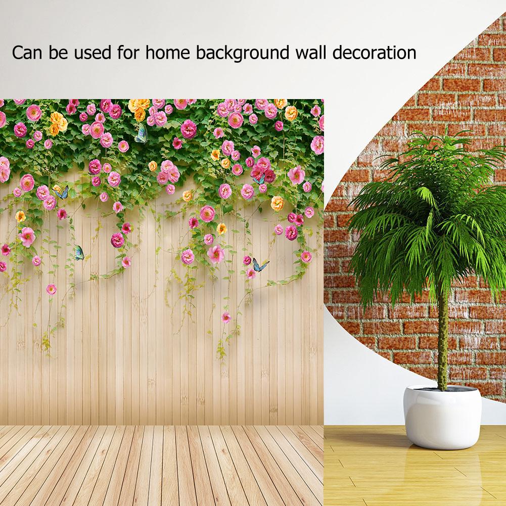 Wooden Planks Flower Photography The Colour is Noble and Material Durable Background Cloth Backdrop Studio Photo Decor