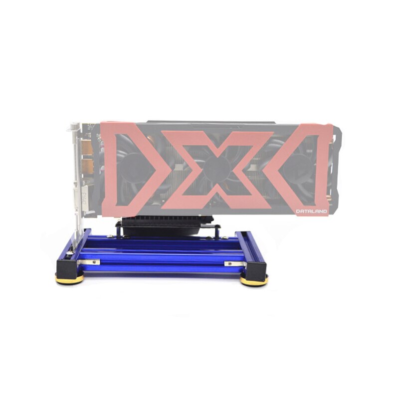 XT-XINTE DIY Graphics Card Test Bench Frame Open Air Case PCI External Display Base with Power Supply Extension Wire Stand
