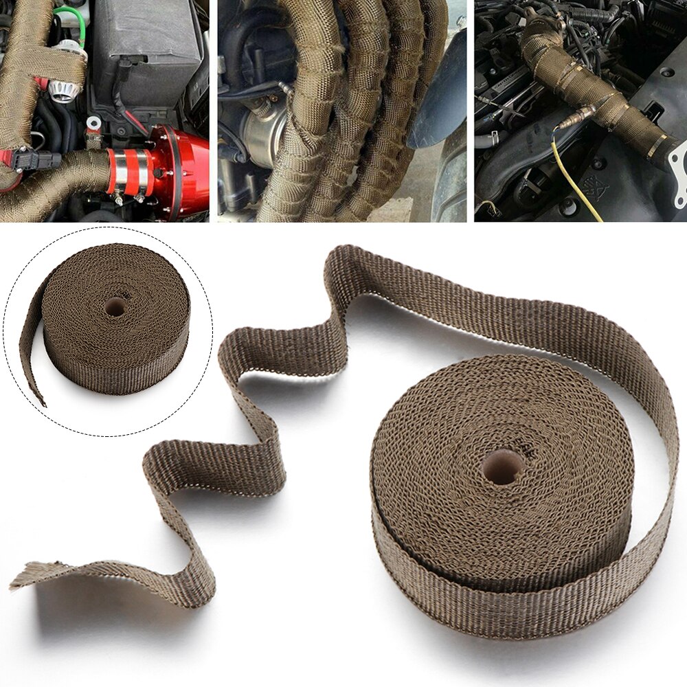 WLR RACING - 5M Premium Exhaust Heat Wrap Manifold... - Grandado WLR RACING - 5M Premium Exhaust Heat Wrap Manifold... - Grandado