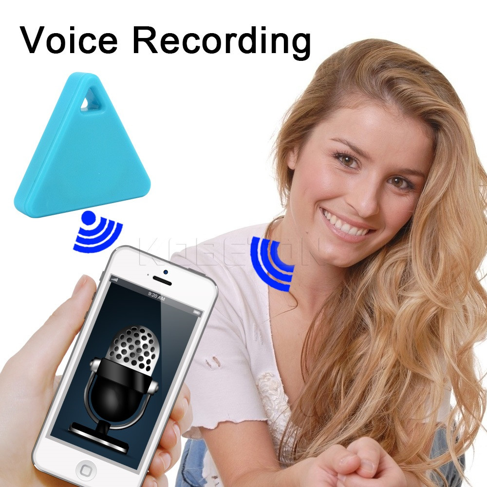 Hundar katt husdjur tracker bluetooth anti-förlorade tracer triangelnycklar barn trackers finder