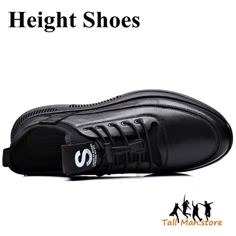 Men Elevator Shoes Men Sneakers Height Shoes Insoles 6CM Height Increase Shoes Tall Shoes