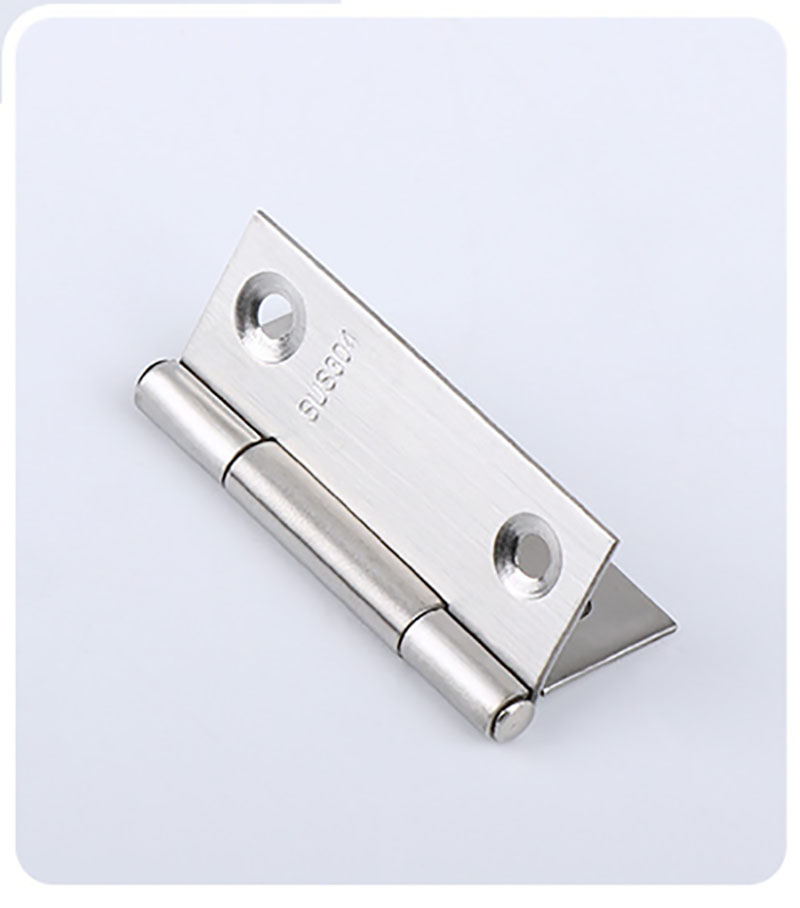 6-20 piezas bisagras de puerta pequeñas 304 acero inoxidable plata muebles para el hogar herrajes para gabinete de Piano con tornillos 1,5 pulgadas 2 pulgadas 2,5 pulgadas 3 pulgadas