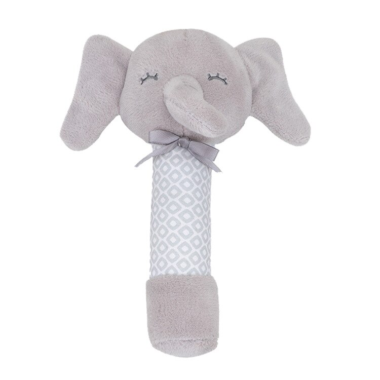 Baby Kinderen Rammelaar Speelgoed Cartoon Dier Pluche Hand Bell Kinderwagen Bijtring Wieg Opknoping Rammelaars Baby Trooster Speelgoed: elephant bb