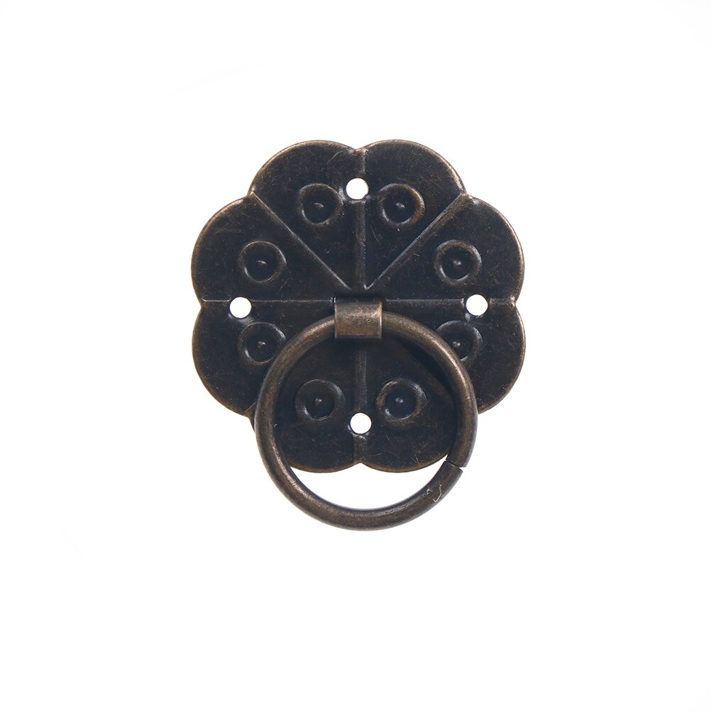 Um conjunto de bronze clássico tom quincunx gaveta armário de mesa porta puxar caixa puxadores móveis alças ferragem com parafuso